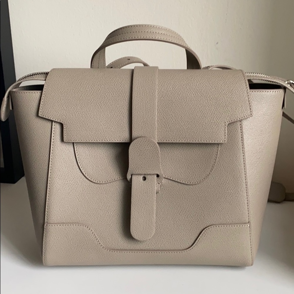 New Senreve Midi Maestra bag in greige color